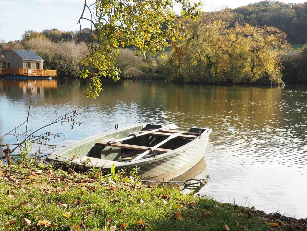 Cabanes Flottantes Et Gites Au Fil De L'Eau Colleville Exterior foto